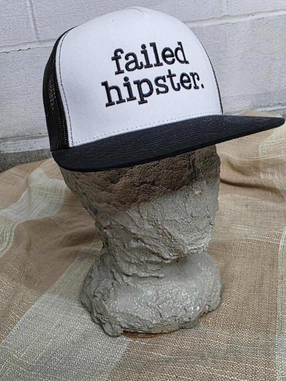 y2k emo Blokecore Bikercore Ironic Dadcore Skater "Failed Hipster" Snapback